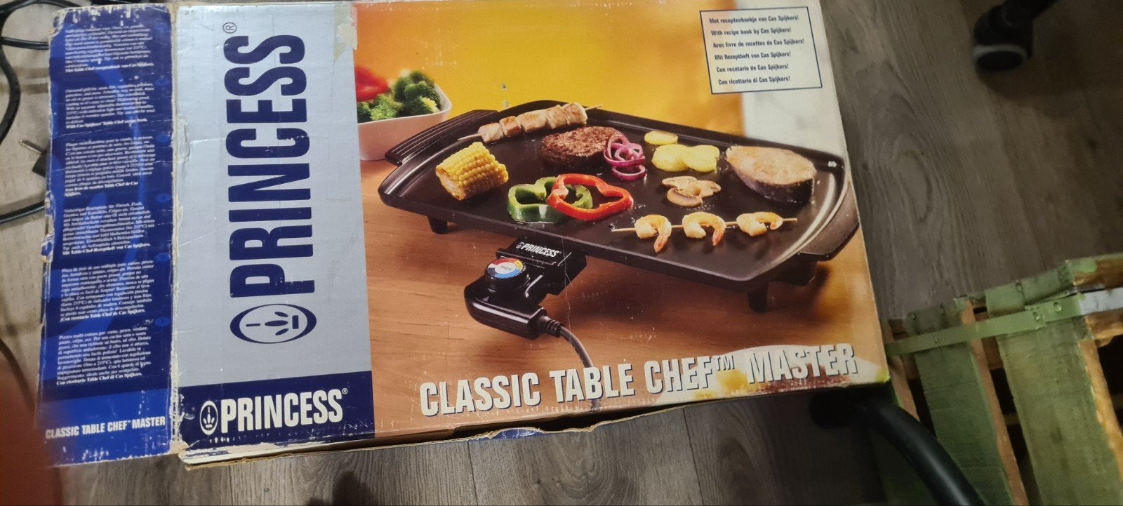 Princess Classic Table Chef Master Grill - Zo goed als nieuw, Ophalen of Verzenden, Zo goed als nieuw, Tafelgrill
