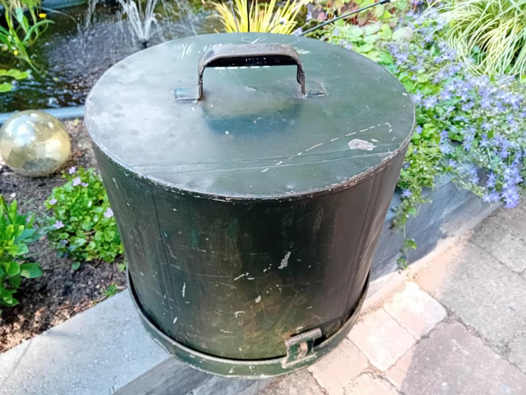 Bruidstaart blik, Ophalen of Verzenden, Gebruikt, Overige