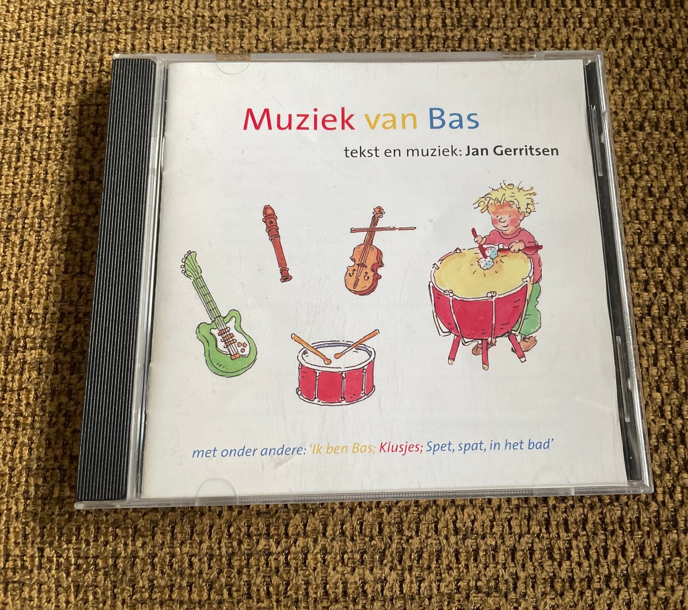 Muziek van Bas - Educatieve cd voor kinderen, Educatief, Ophalen of Verzenden, Inclusief boekje, Album