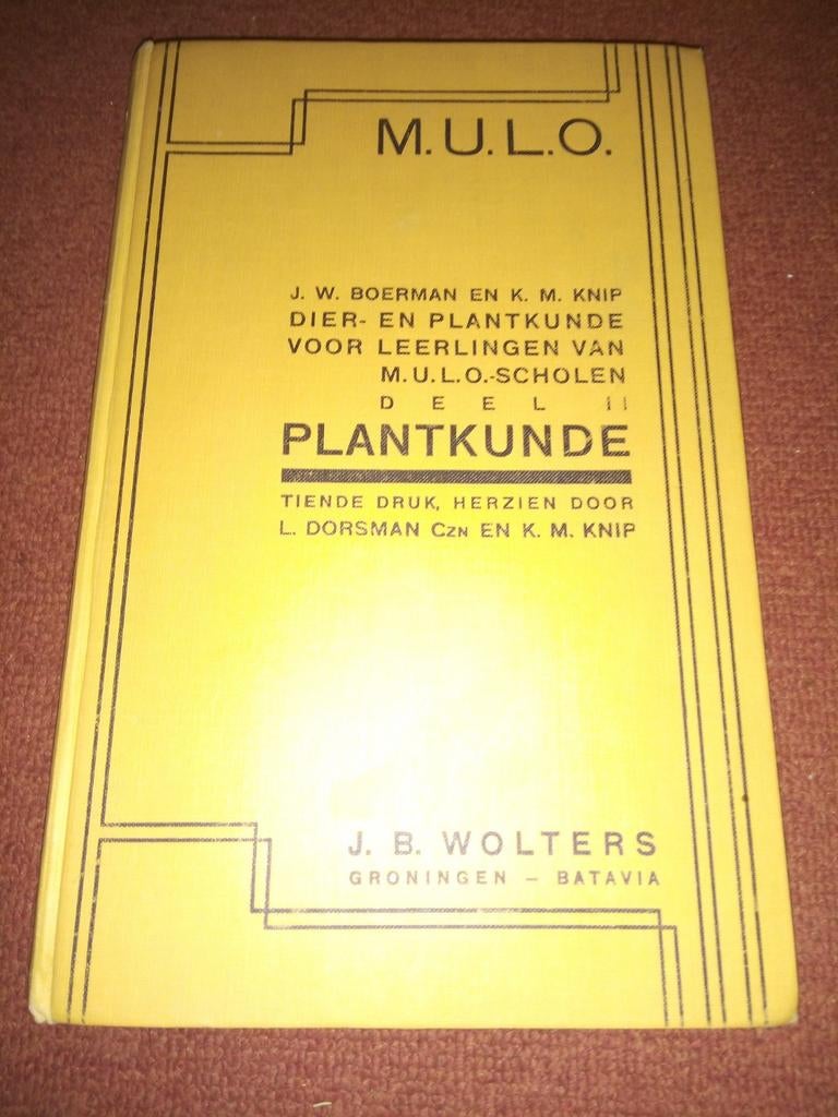 M.U.L.O. Plantkunde Deel II, Antiek en Kunst, Verzenden