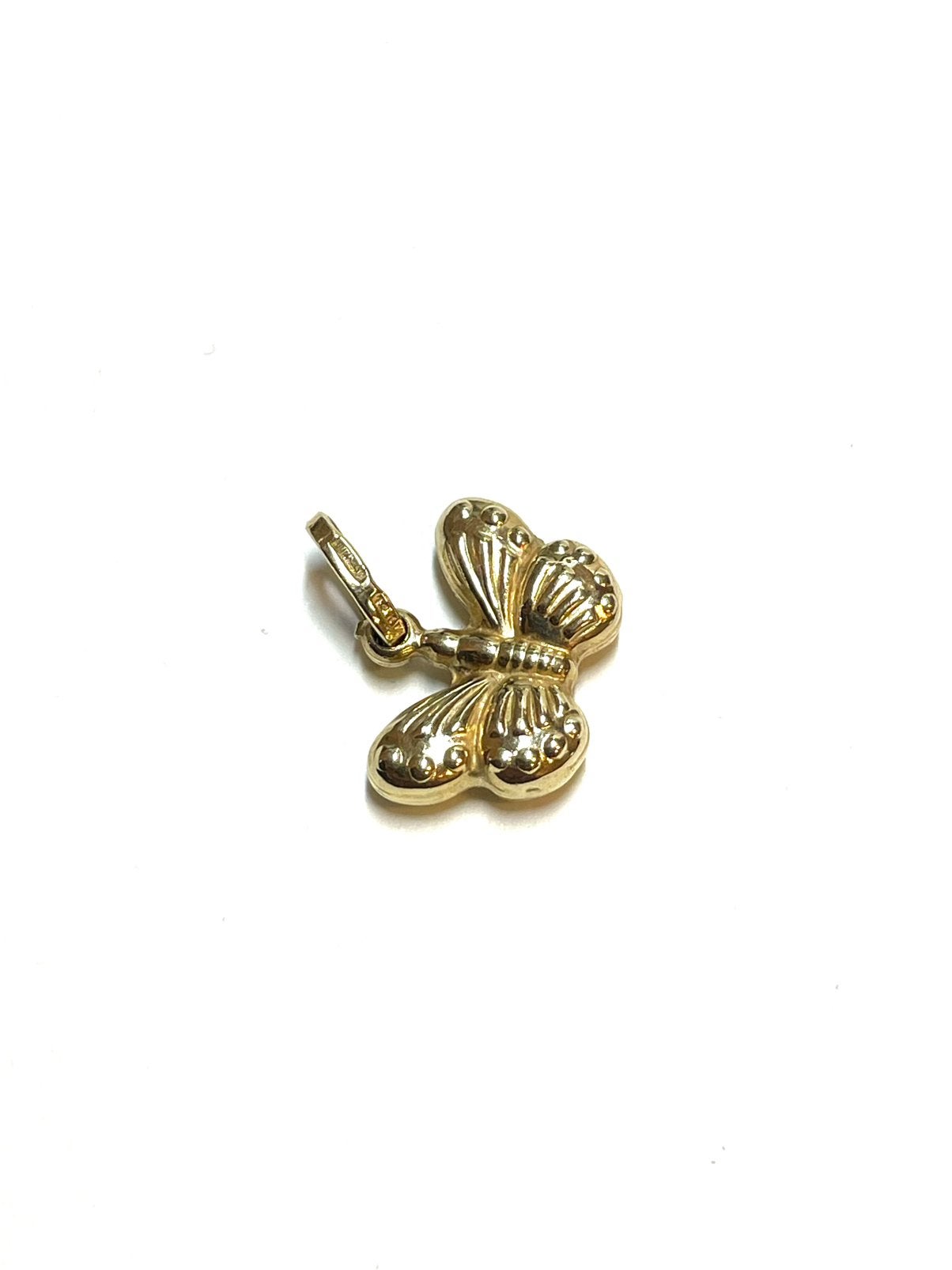 14k gouden vlinder hanger, -, -, Ophalen of Verzenden, Zo goed als nieuw