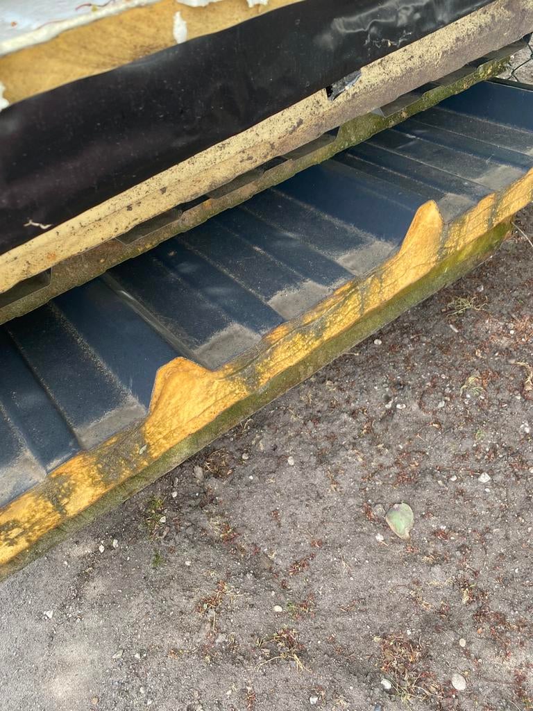 Sandwichpanelen Gratis afhalen, Zo goed als nieuw, 15 m² of meer, Metaal, Grijs
