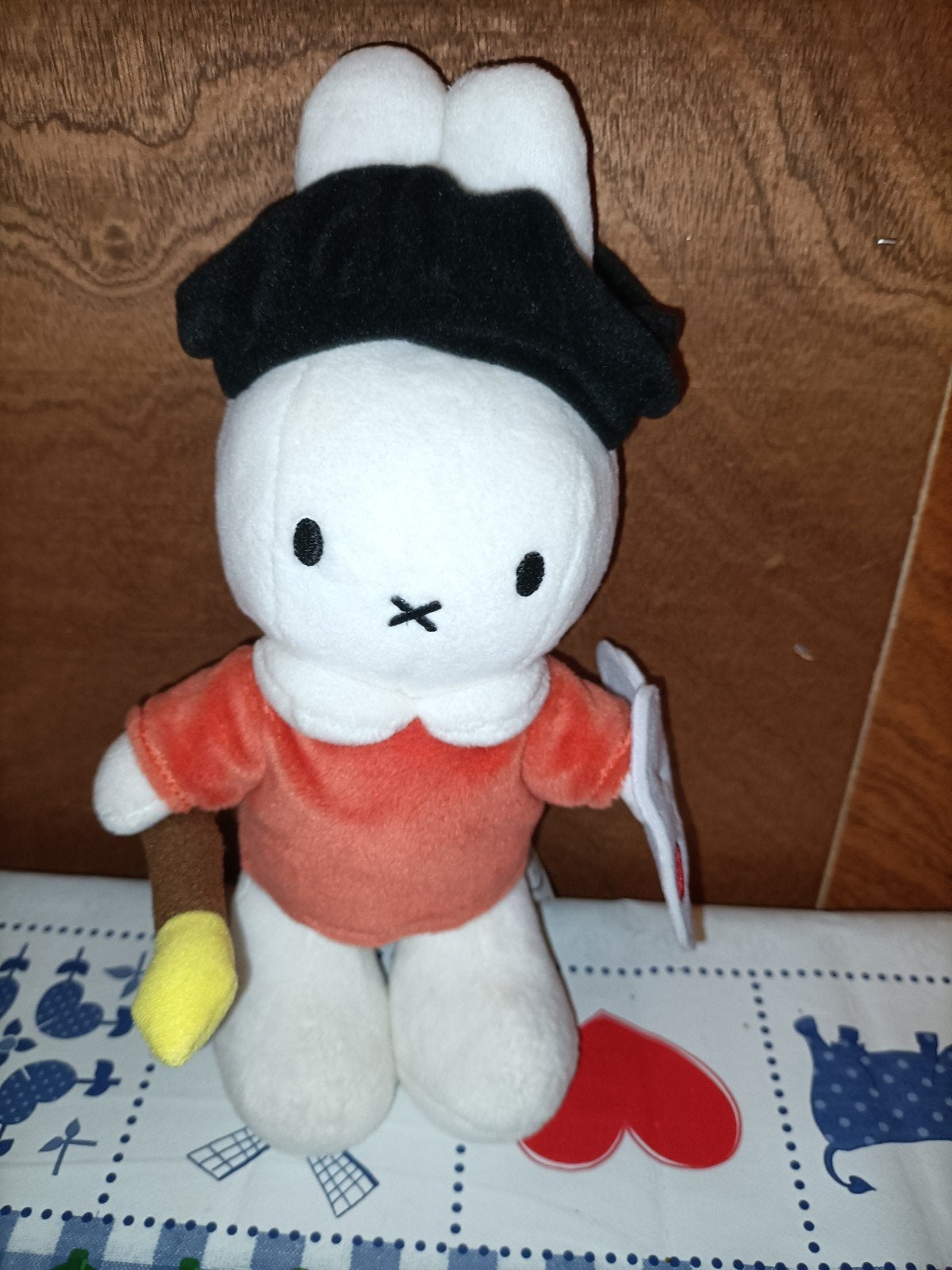 Nijntje knuffel schilder Rijks Museum 25 cm Miffy, Ophalen of Verzenden, Zo goed als nieuw, Konijn