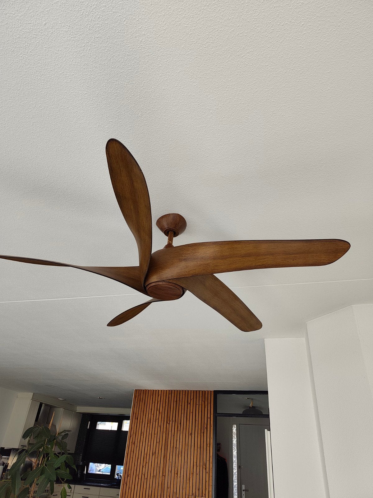 2 grote design ventilatoren 158cm, Witgoed en Apparatuur, Ventilatoren, Ophalen, Ventilator met afstandsbediening, Zo goed als nieuw
