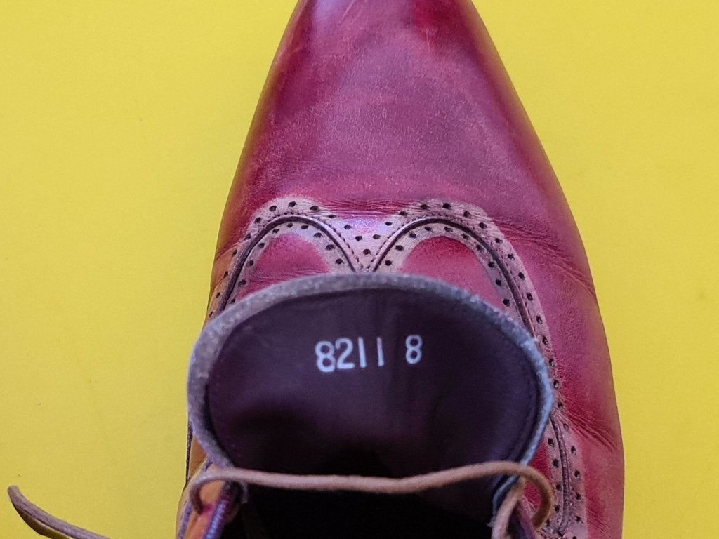 GREVE schoenen met rood kleur maat 42, Ophalen, Overige kleuren, Zo goed als nieuw, Greve