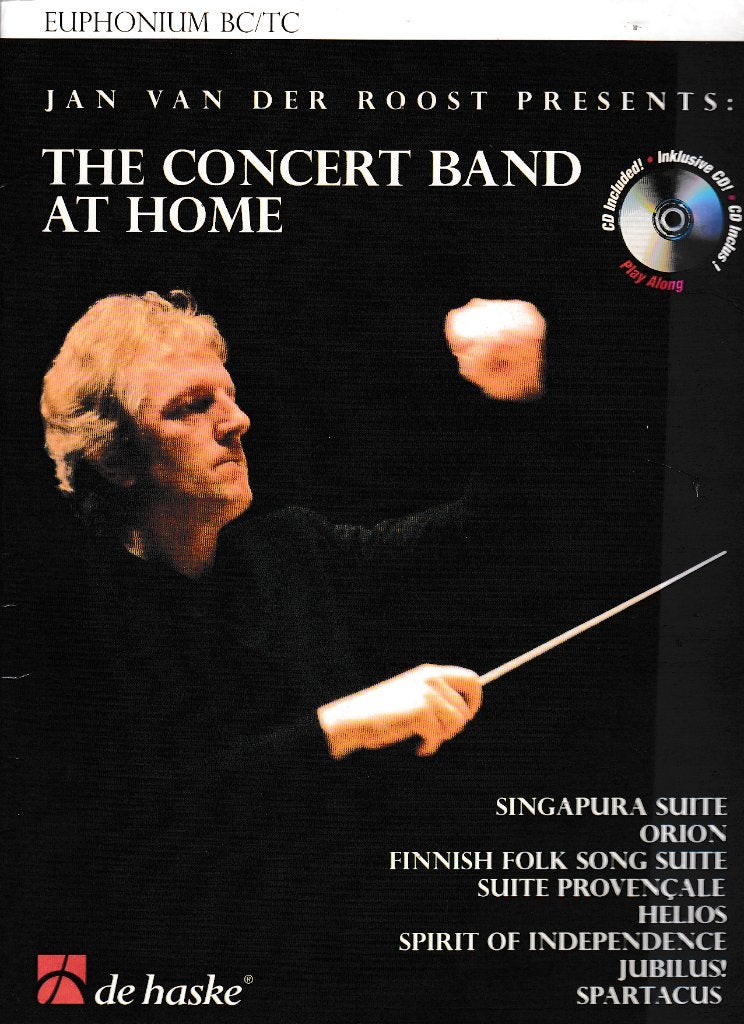 The Consert Band At Home Euphonium met CD ( 156 ), Muziek en Instrumenten, Bladmuziek, Ophalen of Verzenden, Gebruikt, Artiest of Componist