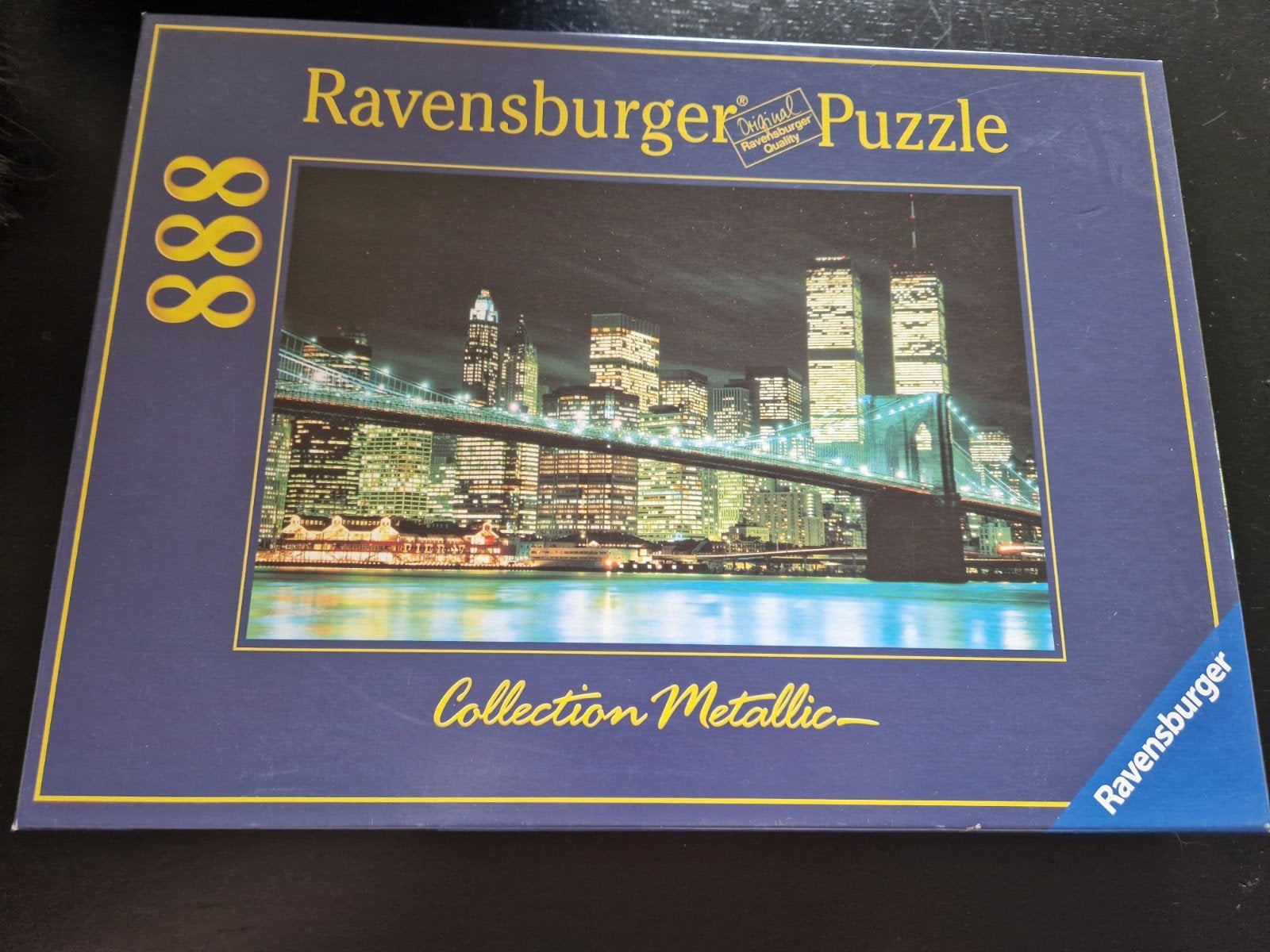 Ravensburger Collection Metallic Twin Towers legpuzzel, Ophalen, 500 t/m 1500 stukjes, Nieuw