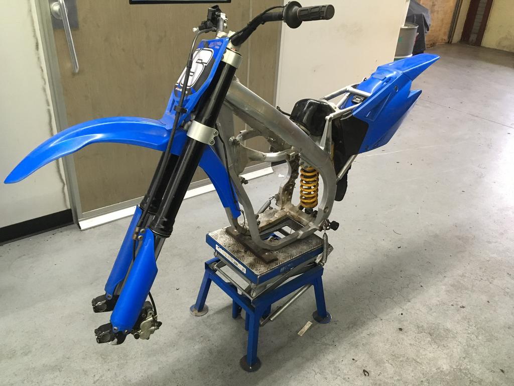 tm racing 250f 450f 530f frame cross, Ophalen, Gebruikt