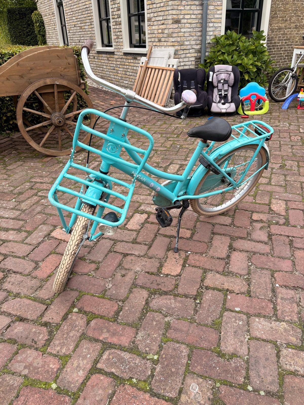 Nogan Meisjesfiets 22 inch, Ophalen, Terugtraprem, 22 inch, Gebruikt