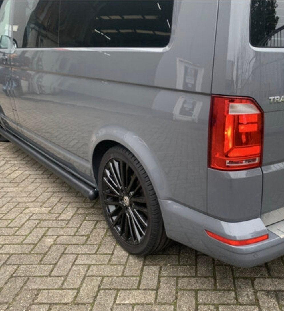 Sidebars Volkswagen T5 en T6 kort - Zwart nieuw, Auto-onderdelen, Ophalen of Verzenden, Nieuw