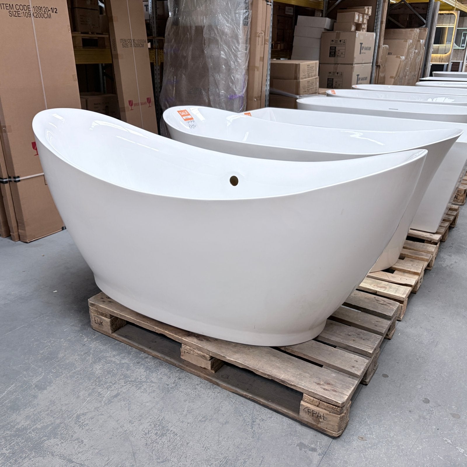 Vrijstaand Bad 170cm – Nieuw OP=OP ligbad nr445, Ophalen, Nieuw