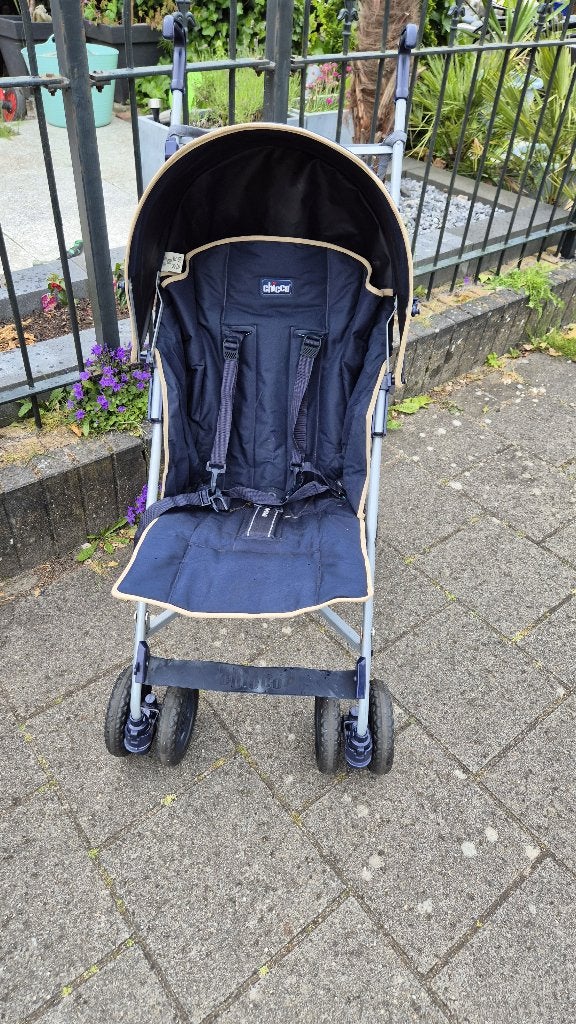 Chicco Buggy, wandelwagen, Kinderwagen, blauw. S48, Tweedehands verkoop, Tweedehands verkoop, Gebruikt, Ophalen of Verzenden