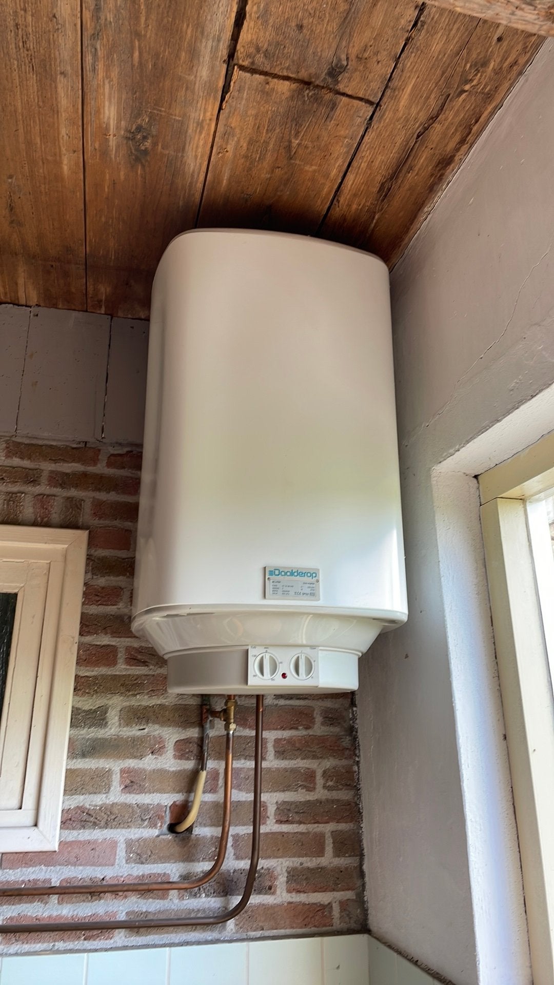Daalderop boiler 230v goed werkend geiser, Ophalen, Zo goed als nieuw