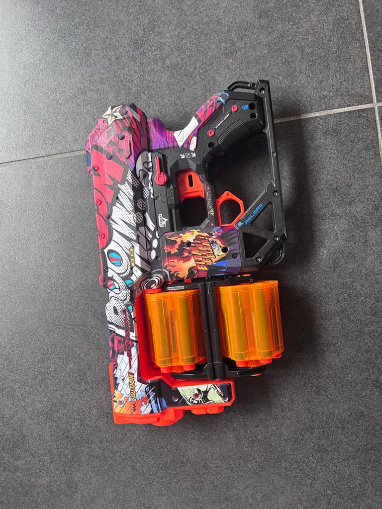 Blaster met draaiend magazijn - Stoer design, Ophalen, Gebruikt, Jongen of Meisje