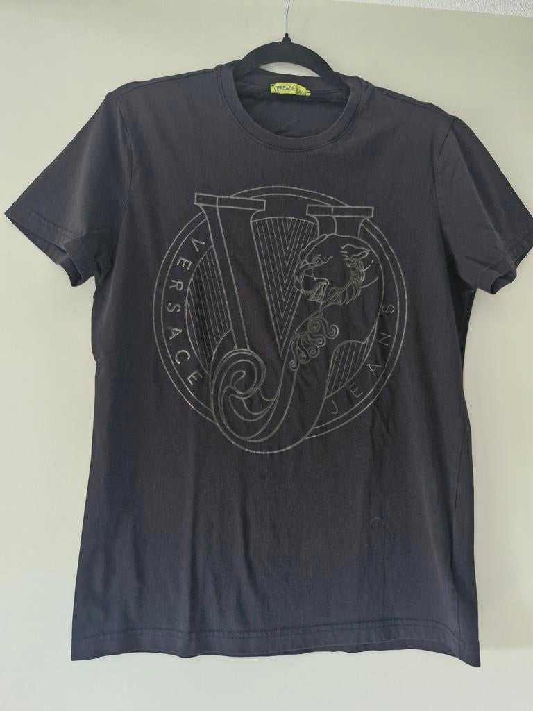 Mooi shirt van Versace jeans Maat S, Ophalen of Verzenden, Zo goed als nieuw, Zwart
