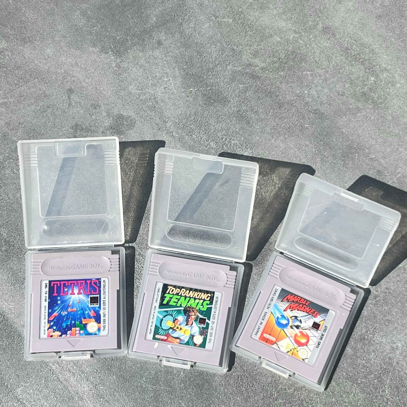 Game Boy games: Tetris, F1 Race, Marble Madness, Tennis, Gebruikt, Overige genres, 1 speler, Ophalen of Verzenden