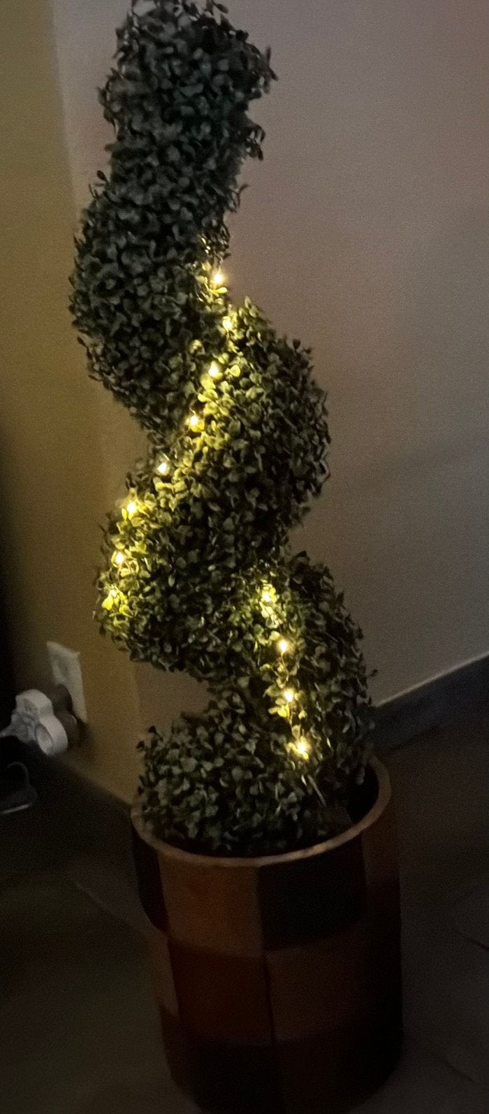 Kunst Buxus Spiraal 60.00 euro, Ophalen, Bloeit niet, Overige soorten, Volle zon