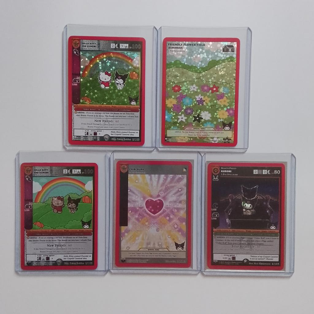 Metazoo Kuromi's Cryptid Carnival Kaarten, Ophalen of Verzenden, Nieuw, Losse kaart, Foil