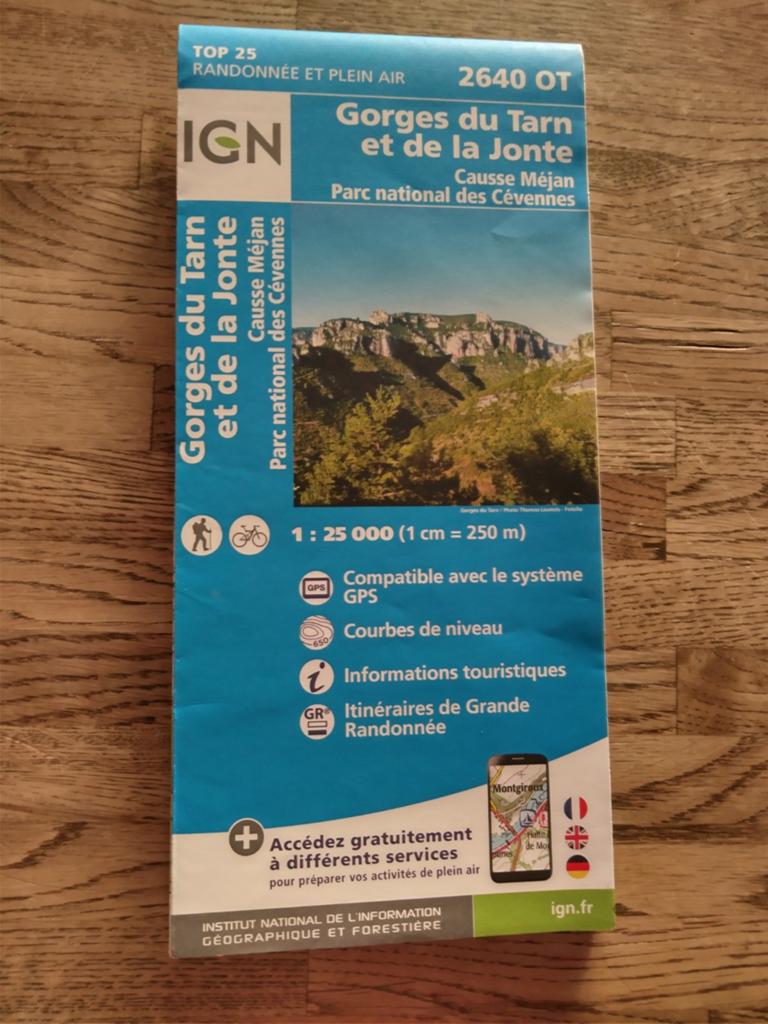 IGN Wandelkaart Gorges du Tarn et de la Jonte, Verzenden, Nieuw, Landkaart, IGN