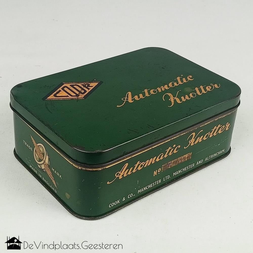 Antiek blik Cook Automatic Knotter - jaren 30/40, Ophalen of Verzenden, Zo goed als nieuw, Overige, Overige merken