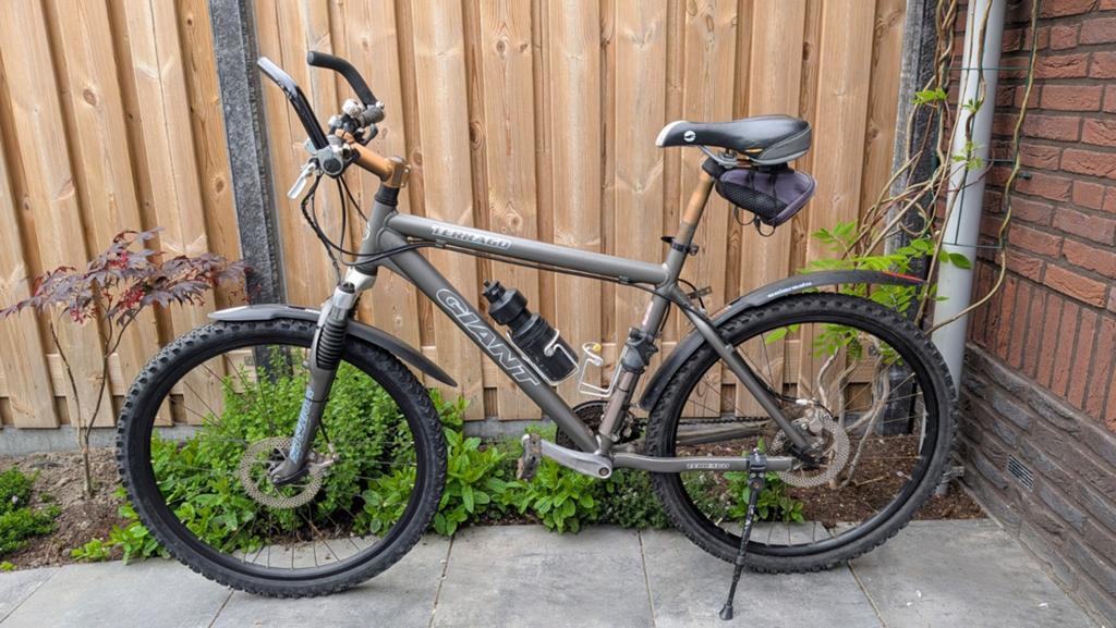 Giant Terrago 26" mountainbike met schijfremmen, Fietsen en Brommers, Fietsen | Mountainbikes en ATB, Ophalen, Gebruikt, Hardtail