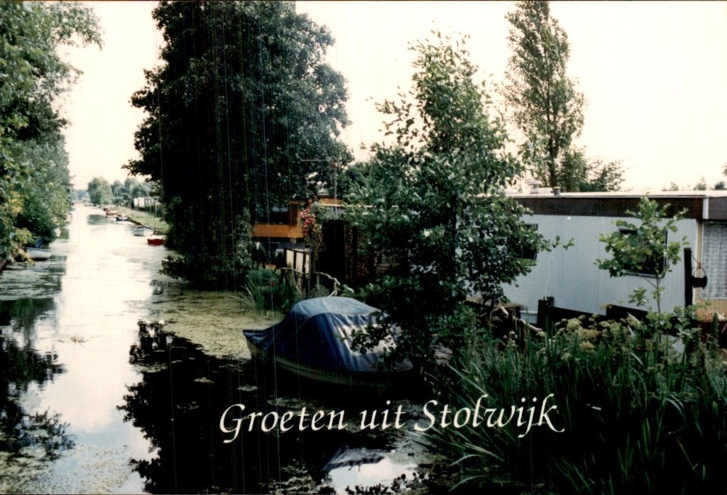 Stolwijk - Kanaal - Woonboten, Ophalen of Verzenden, 1980 tot heden, Ongelopen, Zuid-Holland