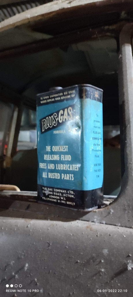 1 oude oliebidon plusgas, Ophalen of Verzenden, Zo goed als nieuw, Auto's
