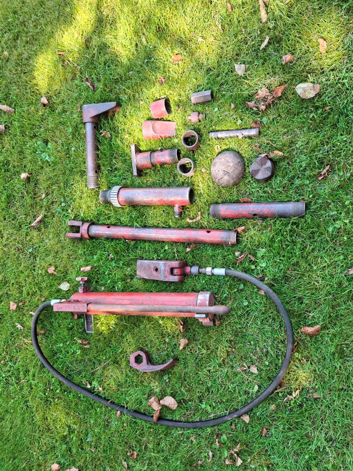 Hydraulische Uitdeukset Carrosserie Richtset, Auto diversen, Ophalen, Gebruikt