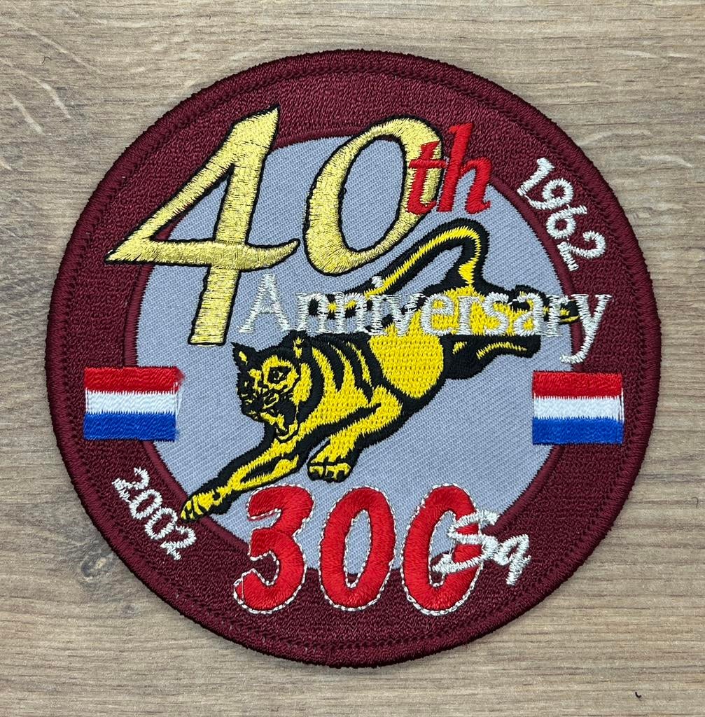 Te koop Patch Wildcats RNLAF 300 SQN 40 Years, Verzenden, Zo goed als nieuw, Patch, Badge of Embleem