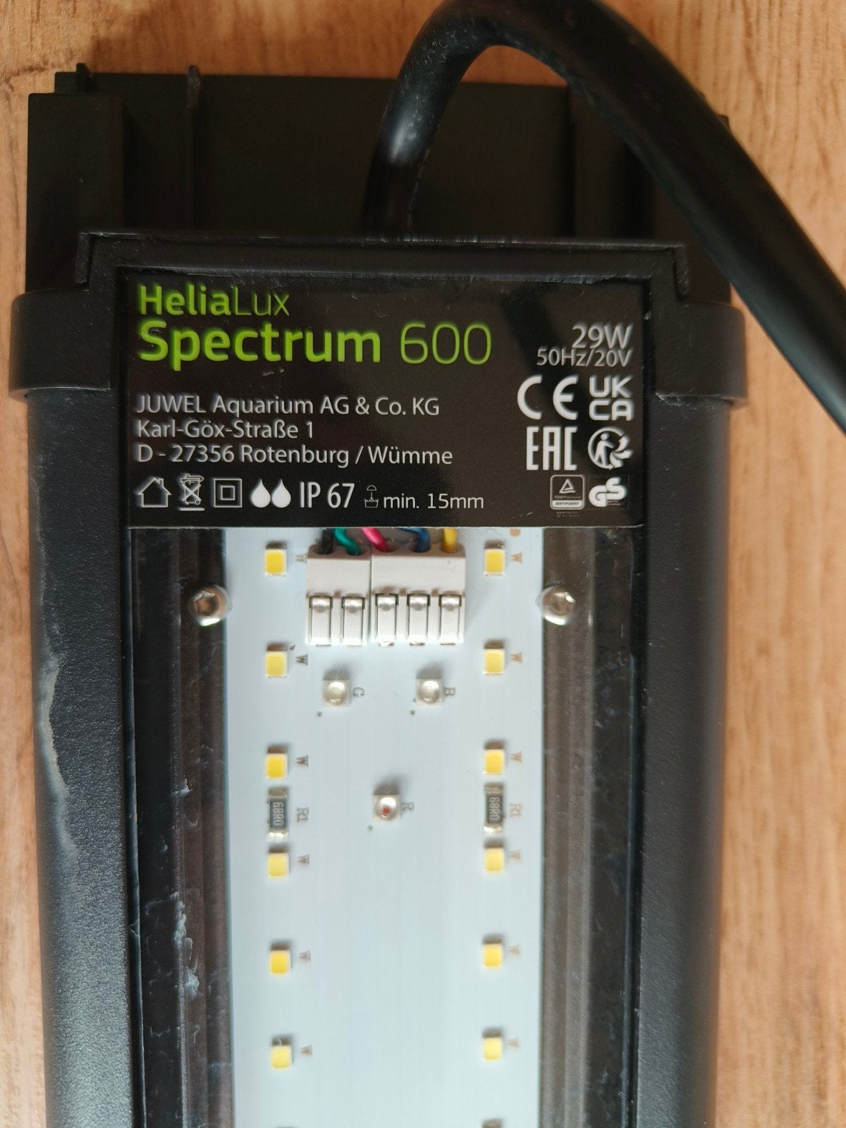 Juwel Helialux spectrum 600, Ophalen, Zo goed als nieuw, Verlichting of Verwarming, Juwel