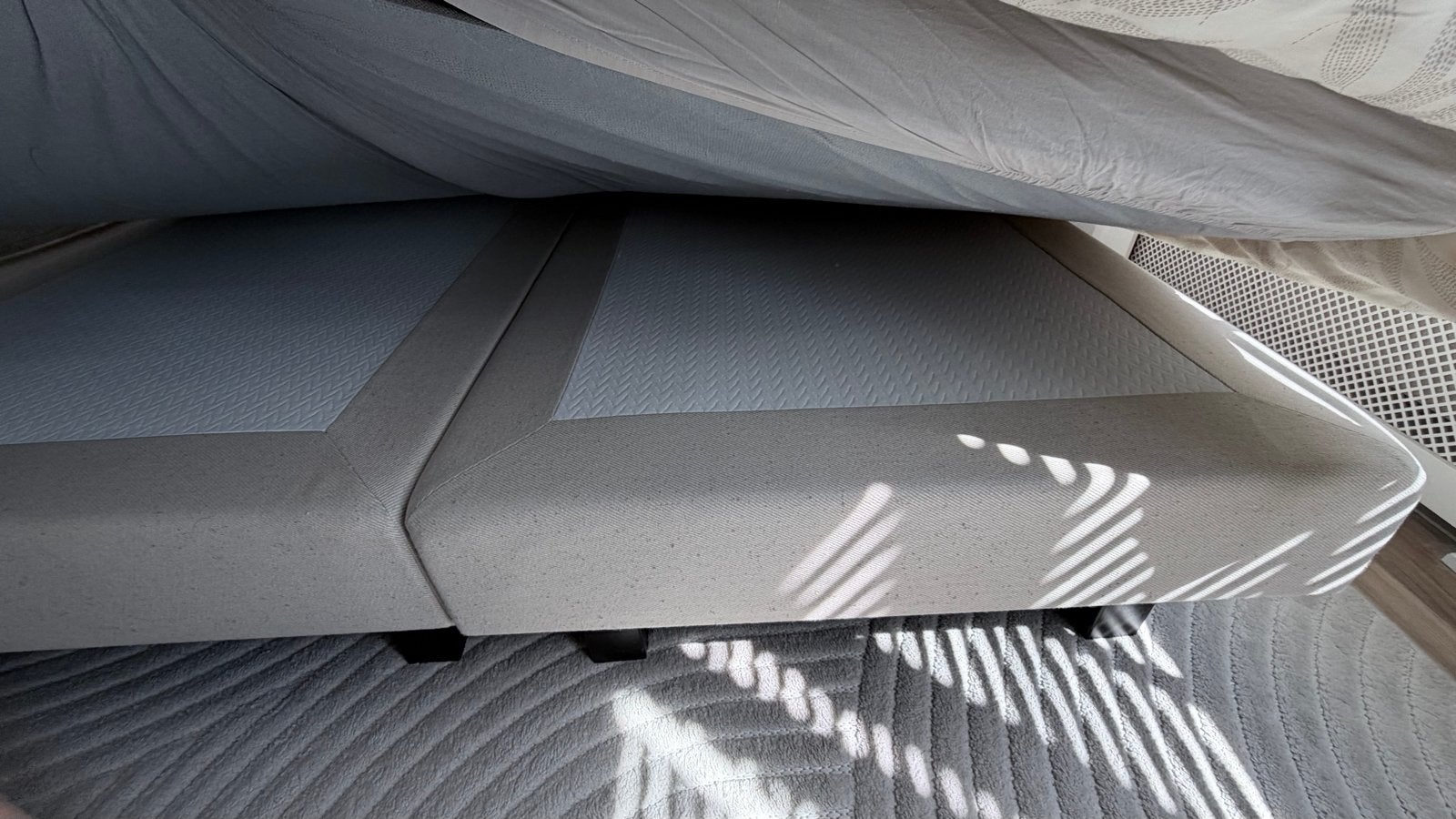 Swiss Sense Boxspring 180x200 (excl. matras), Ophalen, Gebruikt, Beige, Tweepersoons