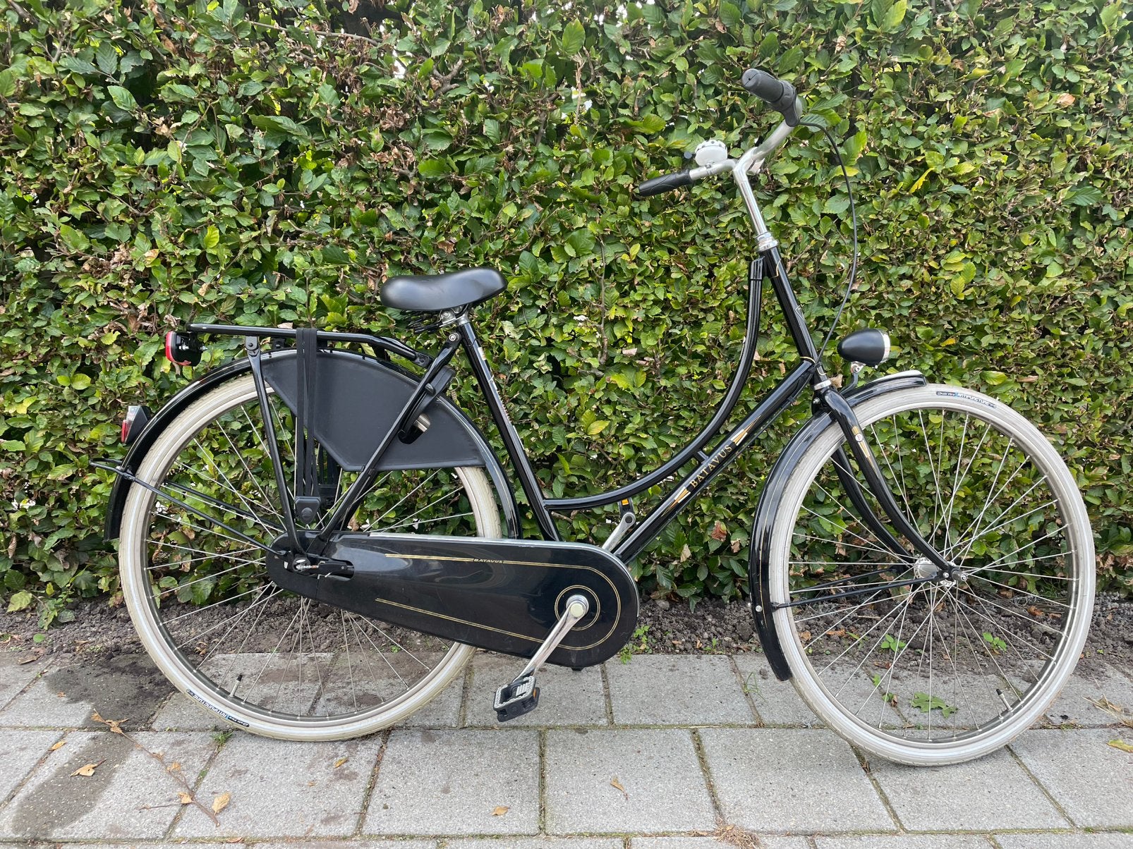 Batavus retro omafiets, Fietsen en Brommers, Ophalen, Terugtraprem, Batavus, Batavus