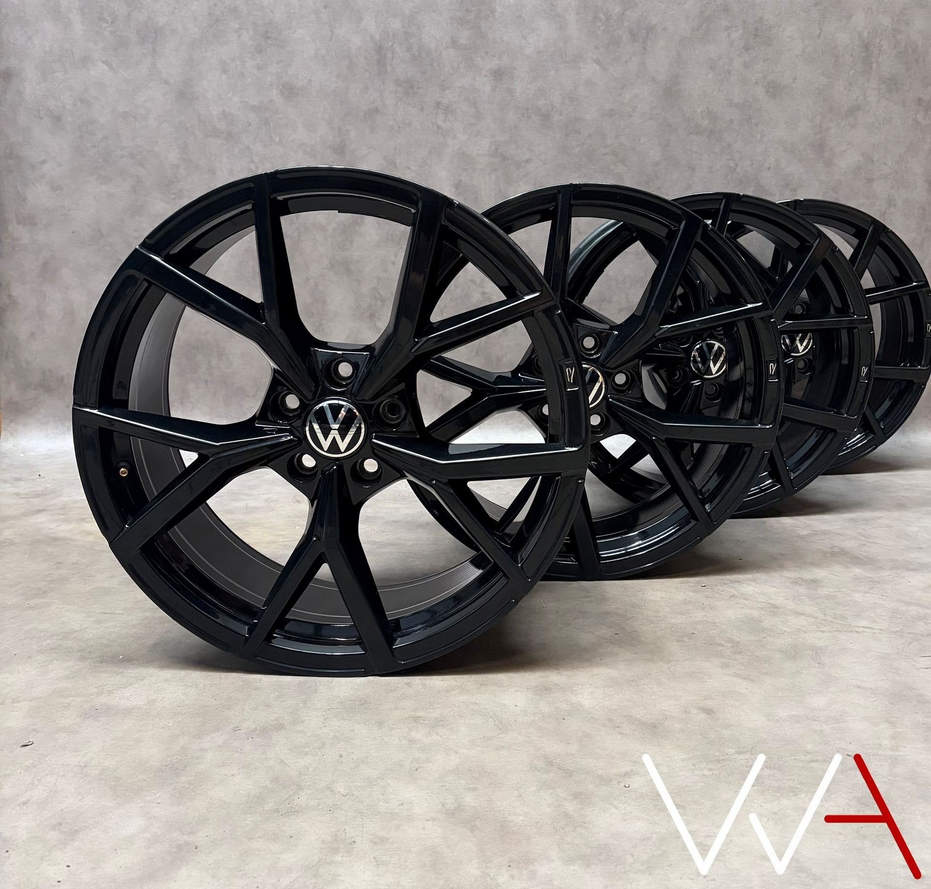 19'' Volkswagen Golf 8 R Estoril velgen set origineel, Gebruikt, Velg(en), -, -