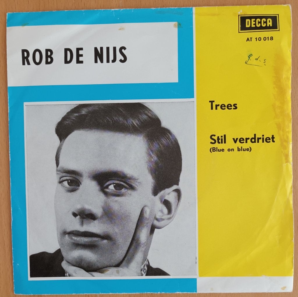 Rob De Nijs - Trees / Stil Verdriet, Cd's en Dvd's, Vinyl | Nederlandstalig, Fotohoes, 7 inch, Ophalen of Verzenden, Zo goed als nieuw