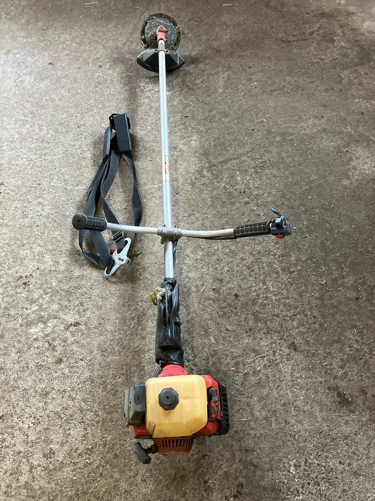 Robin NB411 Benzine Bosmaaier - Gebruikt, Tuin en Terras, Bosmaaiers, Ophalen, Gebruikt, 30 tot 50 cm, Benzine