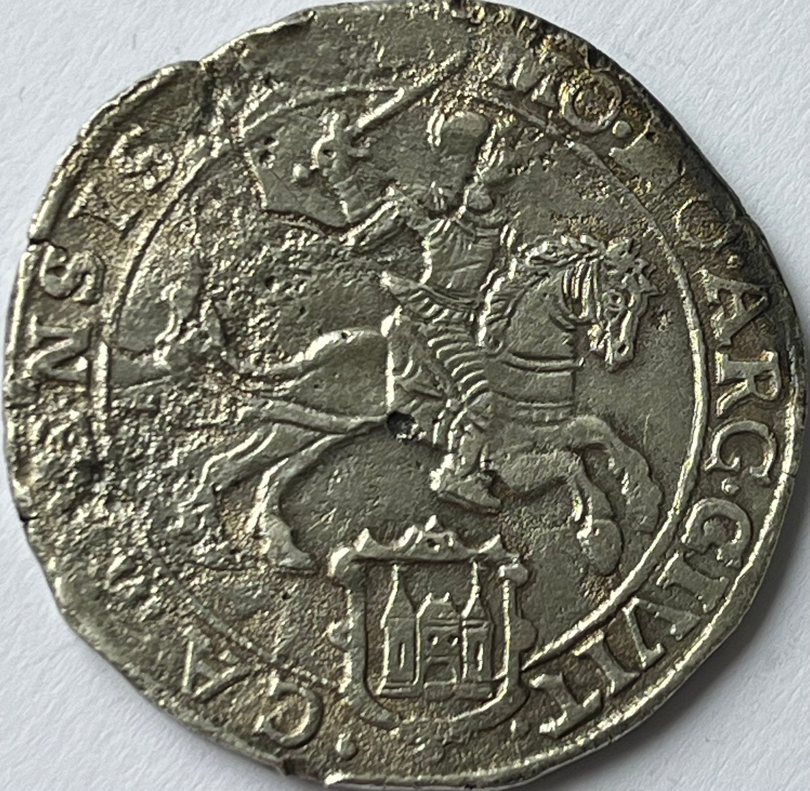 Kampen zeldzame zilveren rijder 1668, Postzegels en Munten, Munten | Nederland, Vóór koninkrijk, Zilver, Losse munt, Overige waardes