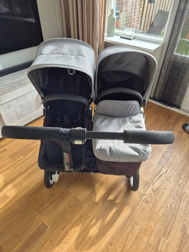 Bugaboo kinderwagen donkey duo, Ophalen, Gebruikt, Overige merken, Verstelbare duwstang