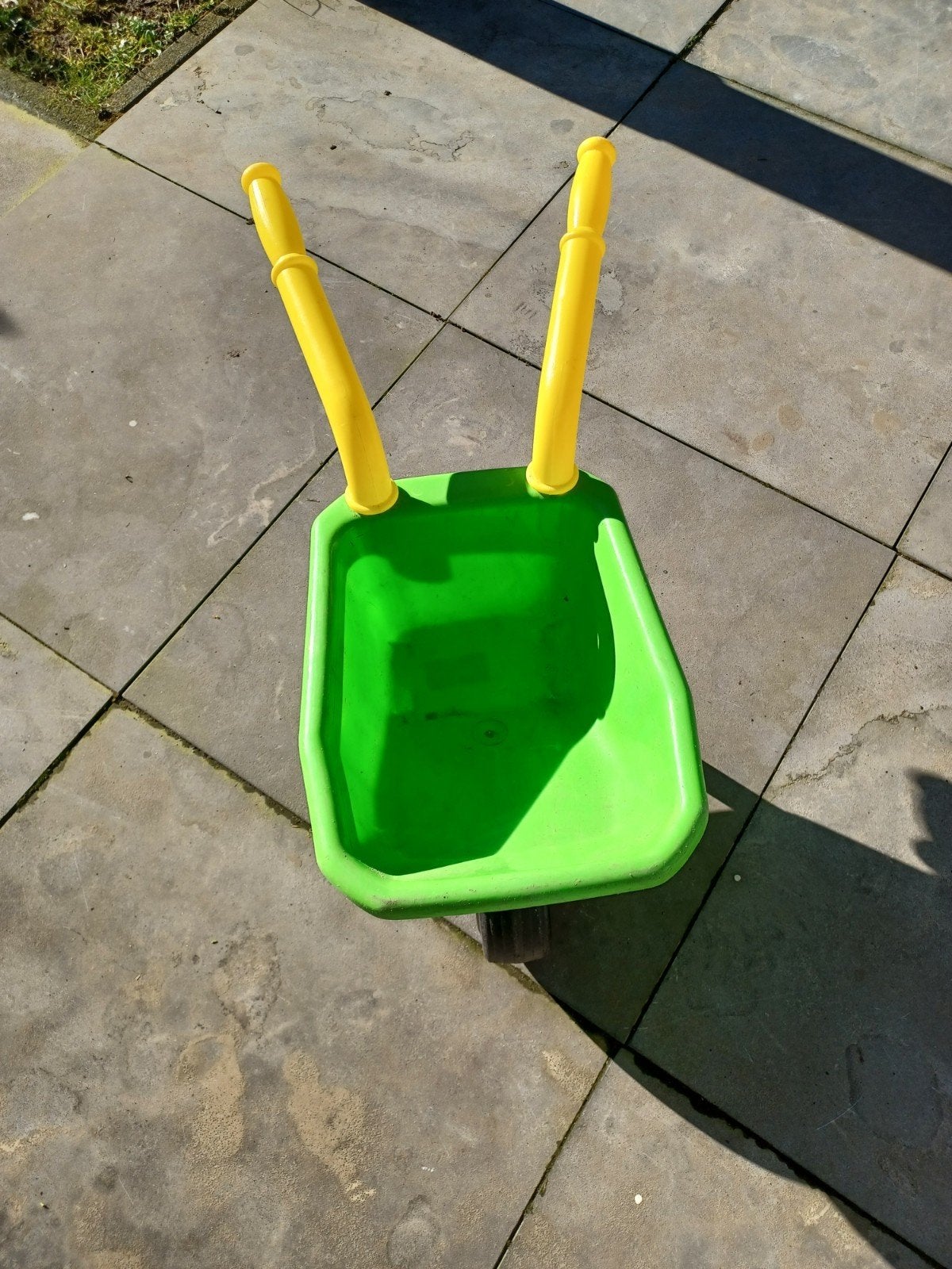 Groene kinder kruiwagen, Ophalen, Gebruikt