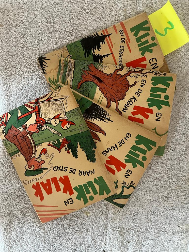Klak en Klik kinderboeken set (4stuks), Ophalen of Verzenden, Gelezen, Sprookjes