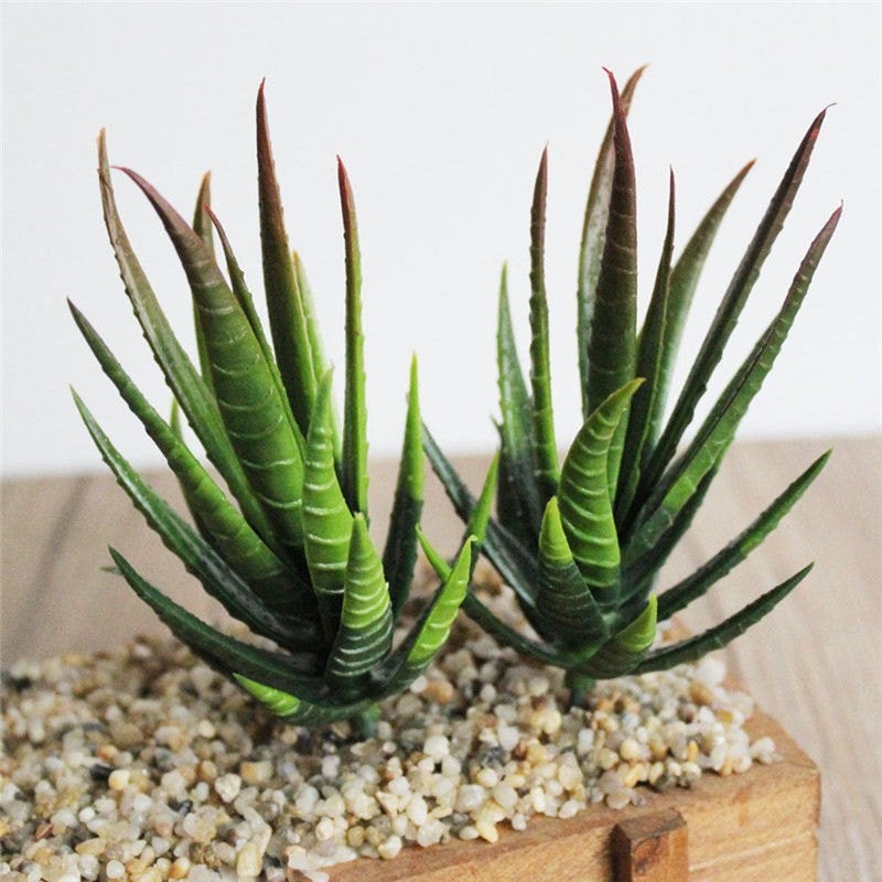 Kunst Aloe Vera Plant / Nep Bloemen Kunstplant Tuin Planten, Verzenden, Nieuw, Kunstplant