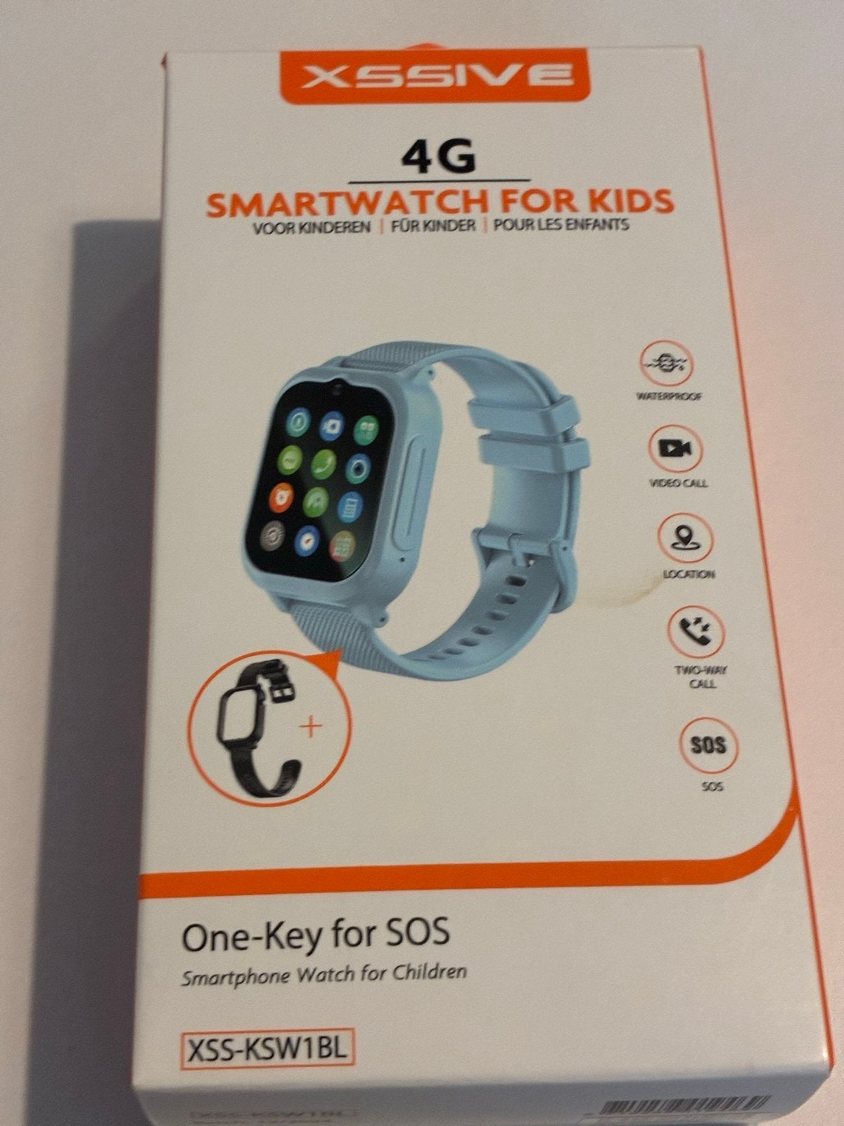 XSSIVE 4G Smartwatch voor kinderen - Zo goed als nieuw, Ophalen of Verzenden, Zo goed als nieuw, Overige kleuren, Jongen of Meisje