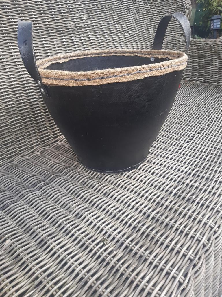 Stevige mand met hengsels, Kunststof, Mand, Rond, Ophalen of Verzenden
