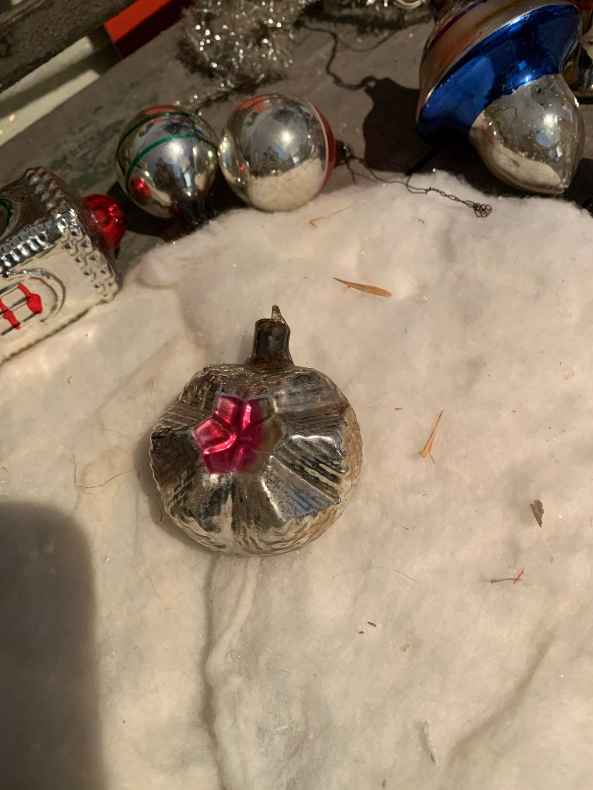 Kerst reflector bal glazen oogje ajeko, Diversen, T, Ophalen of Verzenden, Zo goed als nieuw, N