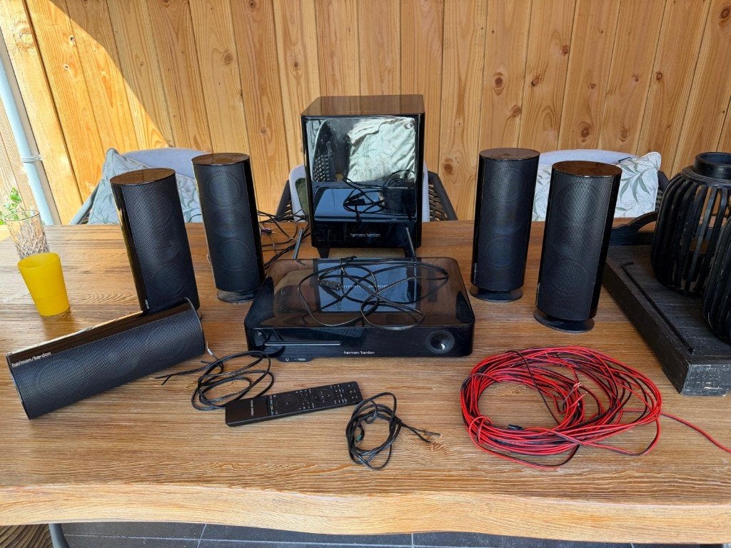 Harman Kardon 5.1 DBS 880 speakerset (Mediaspeler defect), Gebruikt, Blu-ray-speler, 70 watt of meer, 5.1-systeem