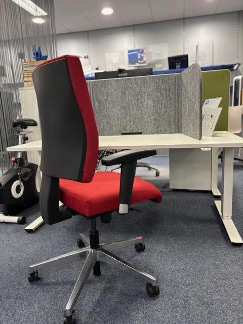 Bureaustoel Topstar, Ophalen, Nieuw, Rood, Bureaustoel
