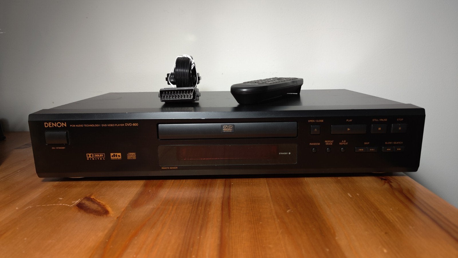 Denon DVD-800 DVD-speler met afstandsbediening, Ophalen of Verzenden, Gebruikt, Dvd-speler, Overige merken