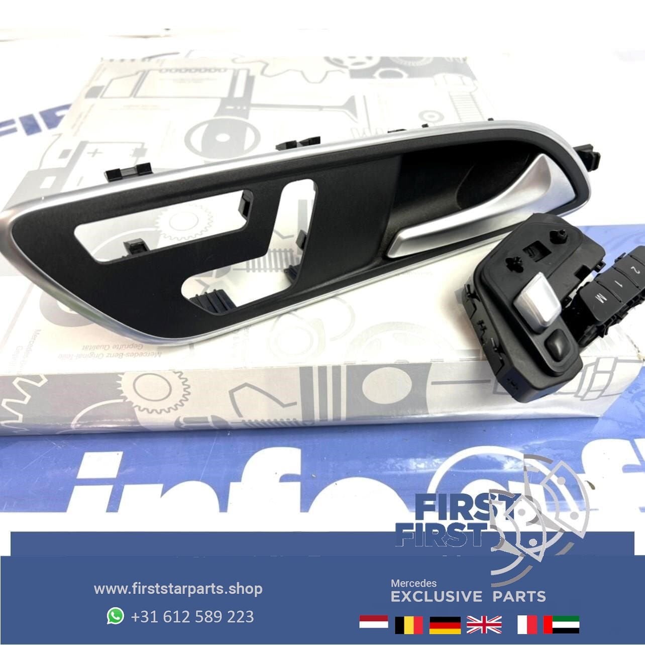 W176 W117 W156 45 AMG ELEKTRISCHE STOELBEDIENING KNOPPEN MEM, Auto-onderdelen, Gebruikt, -, Ophalen of Verzenden, -