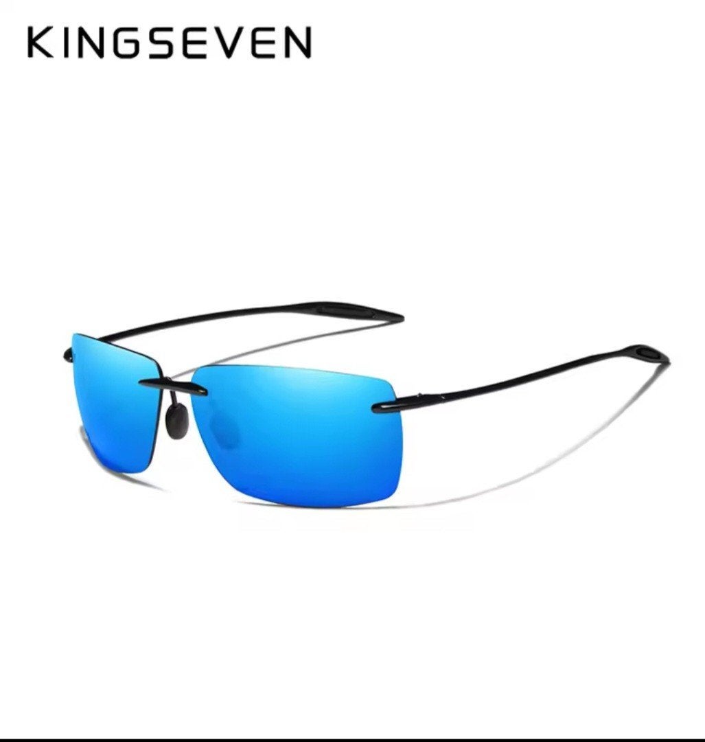 Kingseven TR90. Gepolariseerde blauwe spiegelende glazen., Sieraden, Tassen en Uiterlijk, Zonnebrillen en Brillen | Heren, Overige merken