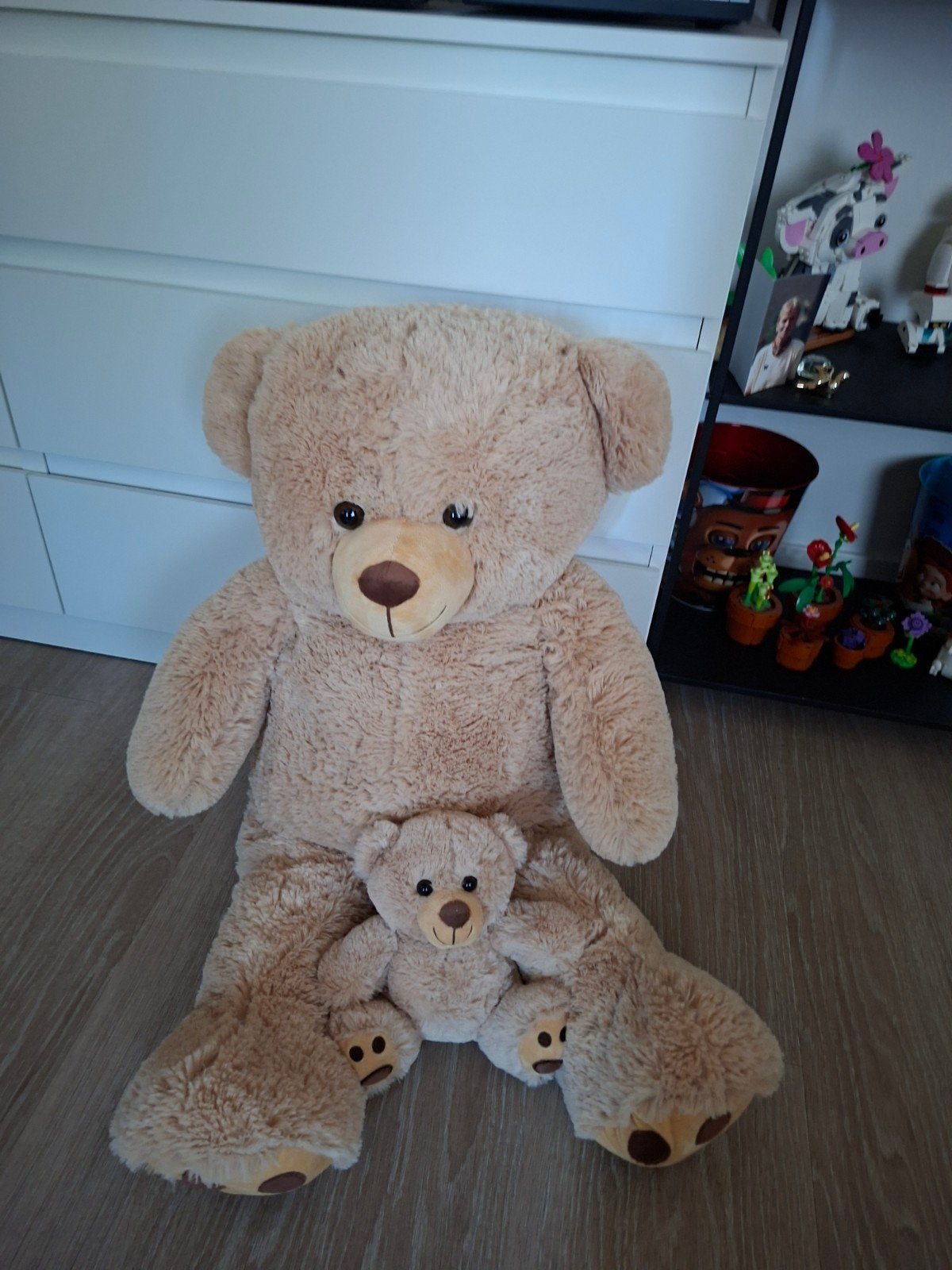 Nieuwe Your Surprise Teddyberen: Groot (1m) en Klein (20cm), Ophalen, Overige merken, Beer, Nieuw