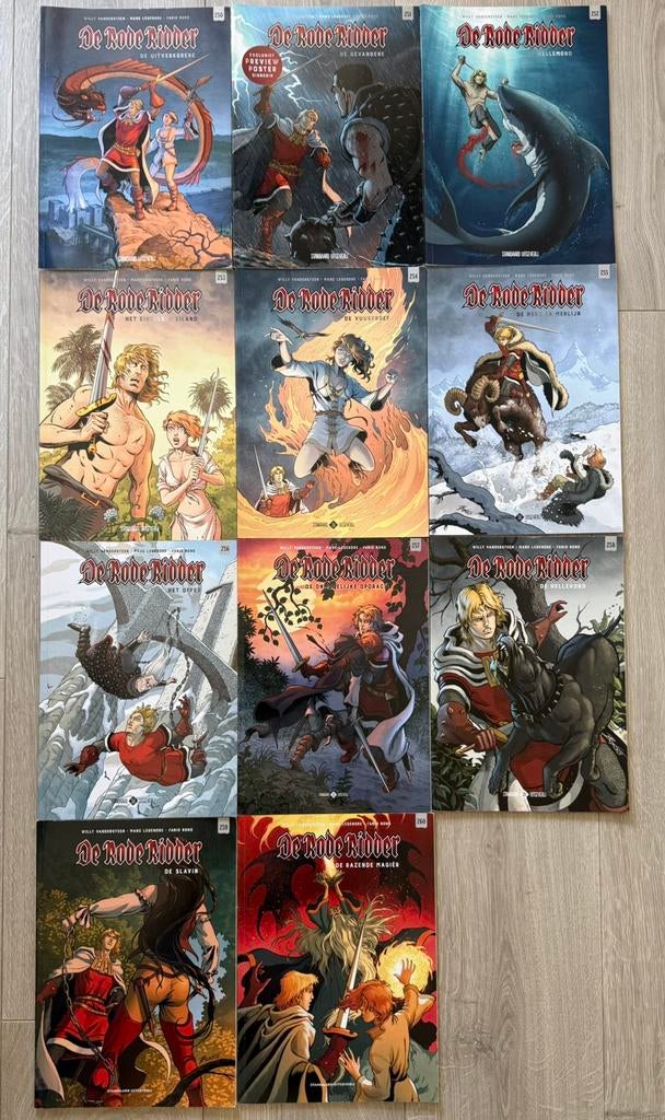 De rode ridder 250, 251, 252, 253, 254, 255, 256, 257, 258,, Meerdere comics, Ophalen of Verzenden, Zo goed als nieuw, Europa